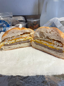 Sausage egg and cheese