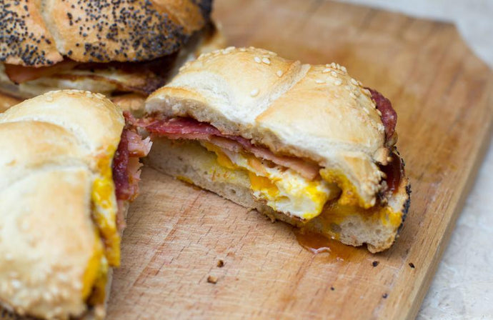 Bacon Egg and Cheese Breakfast Sandwich