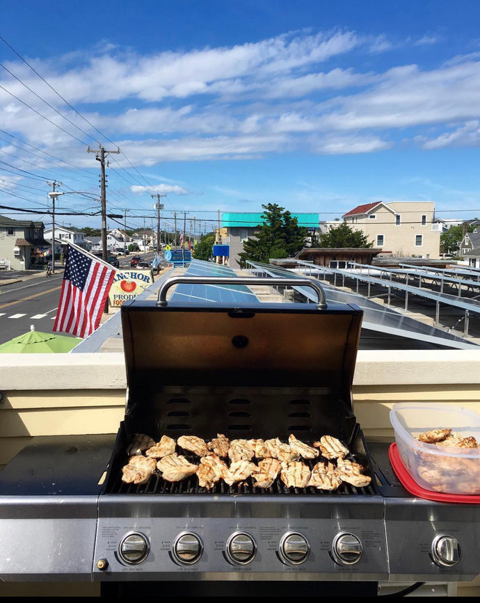Grilled chicken.